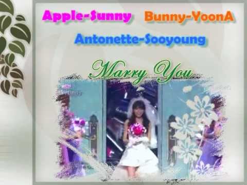 [COLLAB]YoonA,Sunny,Sooyoung (ft. EXO)-Marry You