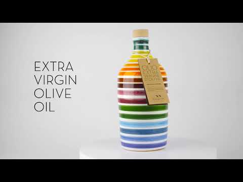 Arcobaleno: Orcio in Ceramica di Frantoio Muraglia