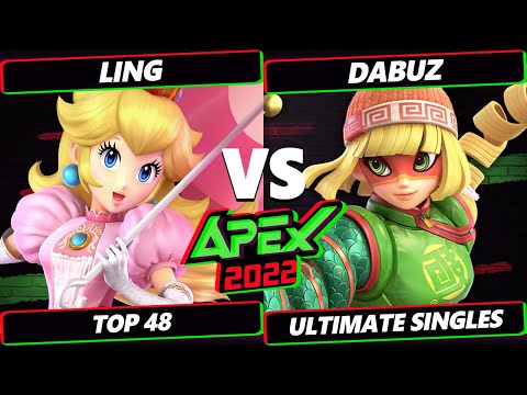 Apex 2022 Top 48 - Ling (Peach) Vs. Dabuz (Min Min) - SSBU Ultimate Tournament