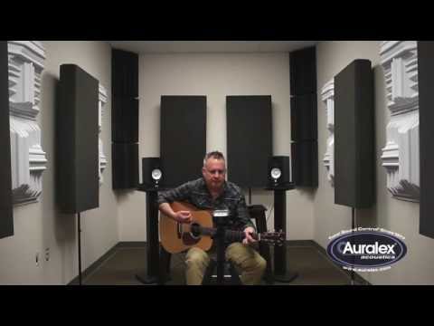 Auralex Diffusor Acoustic Guitar Listening Experiment: T'FUSOR vs. GEOFUSOR