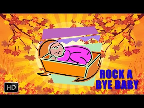 ROCK A BYE BABY ON THE TREE TOP - POPULAR NURSERY RHYMES FOR KIDS - ANIMATED CARTOON