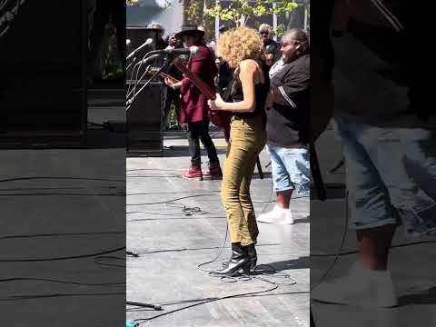 Playing with Kingfish and Artur Menezes at Eric Claptons Crossroads festival