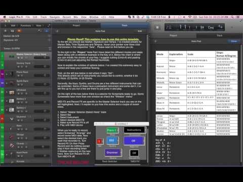 Logic Pro X Template Installer and Template Walkthrough - CyX The SenZei
