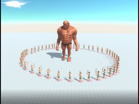 50x ARCHERS vs EVERY GIANT UNIT Part-1 | ARBS | - Animal Revolt Battle Simulator