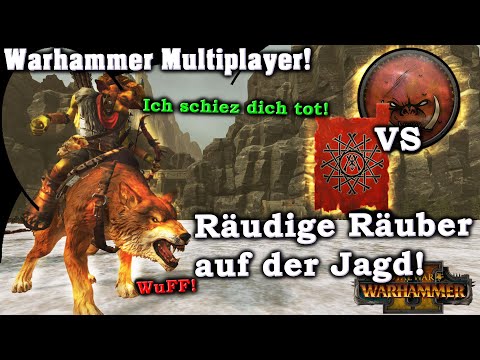 Räudige Räuber töten! Imperium vs Grünhäute vs Skaven 1 vs Waldsterben Warhammer MP
