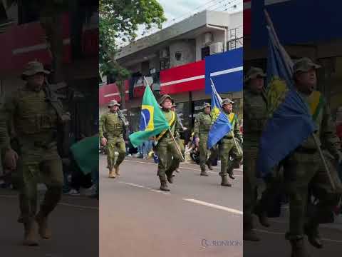 BPFRON participa do desfile de 7 de Setembro em Guaíra