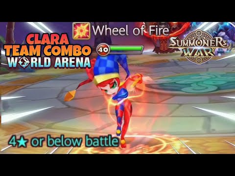 Clara Team Combo in World Arena Ep. 3 - Summoners War