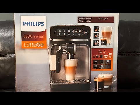 Philips Series 3200 LatteGo EP/70 Automatic Coffee Machine Unboxing | The Best Coffee Maker Ever