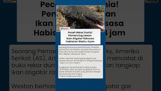 Cetak Rekor Dunia, Seorang Pemancing Bertarung Selama 4 Jam Menangkap Ikan Raksasa di Texas