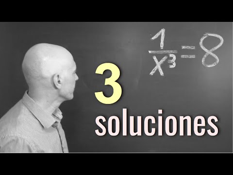 ECUACIÓN RACIONAL CON TRES SOLUCIONES. Álgebra