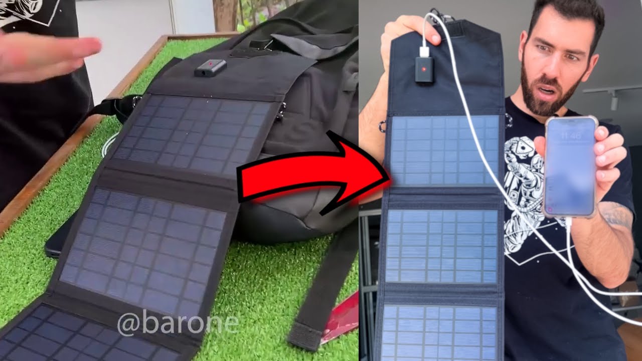 Testando o estojo que vira um carregador SOLAR ☀️😱