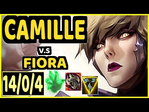 CAMILLE vs FIORA - 14/0/4 KDA TOP GAMEPLAY - EUW Ranked MASTER