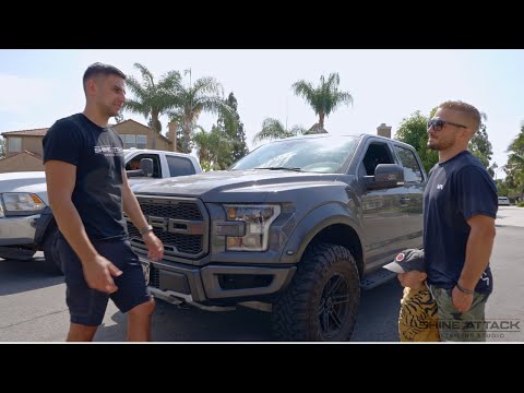 Full Paint Correction and Ceramic Coating on UFC Fighter T.J. Dillashaw Ford Raptor