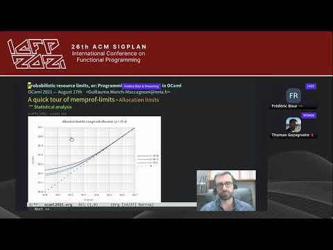 OCaml 2021 - Probabilistic resource limits, or: Programming with interrupts in OCaml