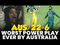 Worst Powerplay By Australia Pakistan Vs Australia PCB MA2L