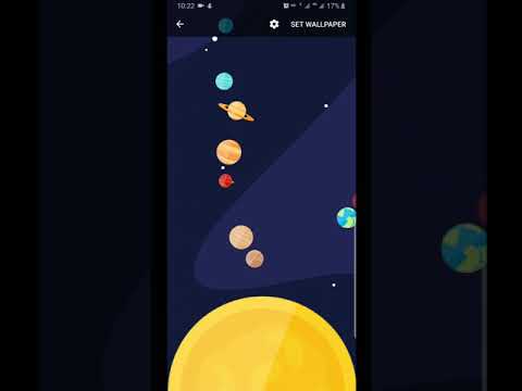Solar System Live Wallaper Video