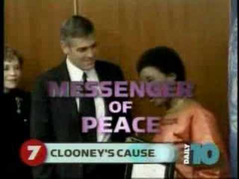 George Clooney ~ Messenger of Peace