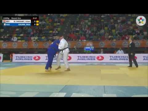 Islam EL SHEHABY (EGY) Vs Bilal ZOUANI (ALG) - Judo Grand Prix Samsun 2014 [+100kg]
