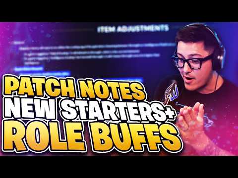 HUGE PATCH NOTES - STARTERS COMPLETELY CHANGED, ROLE BUFFS, AND MORGAN LE FAY