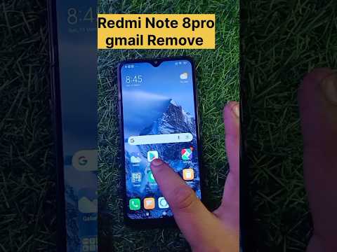 How To Remove Gmail Account From Redmi Note 8 Pro ⚡ Google Account Remove Kaise kare 🔥🔥 #shorts