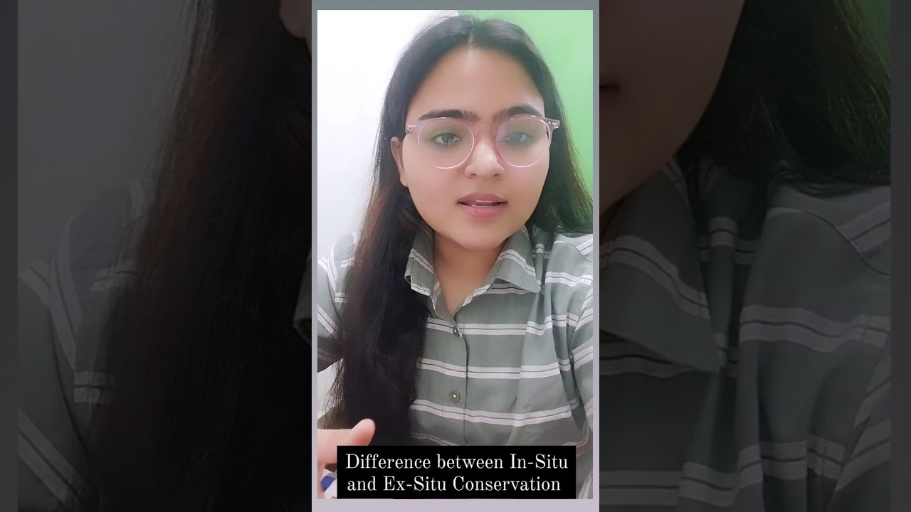 Difference between In-Situ and Ex-Situ Conservation - UPSC CSE #upsc #upscprelims2023 #iasexam
