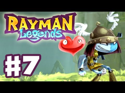 Rayman Legends - Gameplay Walkthrough Part 7 - Rescue Aurora (PS3, Wii U, Xbox 360, PC)