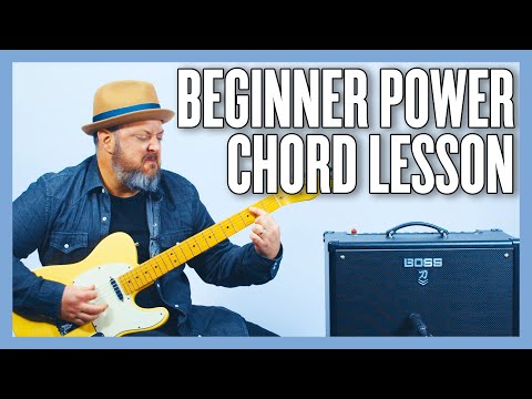 Deine allererste Gitarren-Powerchord-Lektion