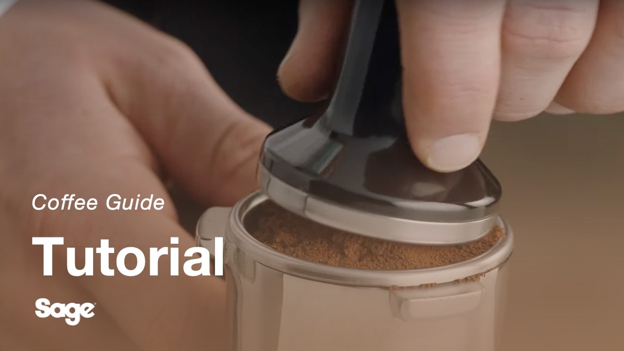 How to tamp and trim the dose