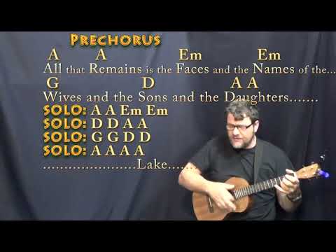 Wreck of the Edmund Fitzgerald (Gordon Lightfoot) Bariuke Cover Lesson in A with Chords/Lyrics