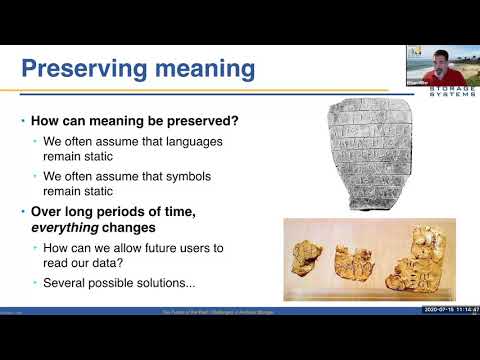 USENIX ATC '20 - The Future of the Past: Challenges in Archival Storage