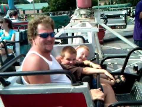 2011.08.27 Cole, Ren & Stan on Rides @ Justice Park District's SummerFest