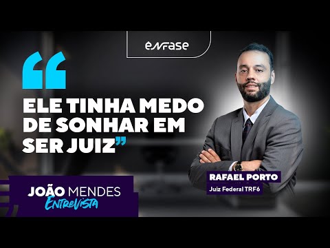 Ele tinha Medo de sonhar em ser Juiz - JM Entrevista Rafael Porto