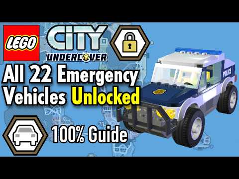 All 22 Emergency Vehicles Unlocked In LEGO City Undercover 100% Guide