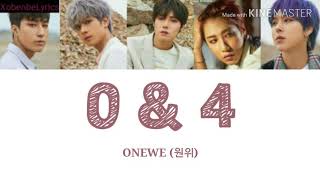 ONEWE (원위) - 0&amp;4 (공과 사) Lyrics/가사 (HAN/ROM/ENG)