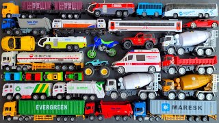 Ambulance, Concrete Mixer, Container Truck, Sand Truck, Train, Monster Truck, Motor Cross