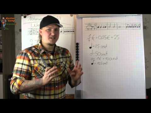 E Gitarre lernen #17 Der Takt und die Notenwerte