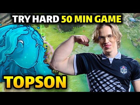 OG.Topson back to TRY HARD - 50 mins HARD Morphling Game
