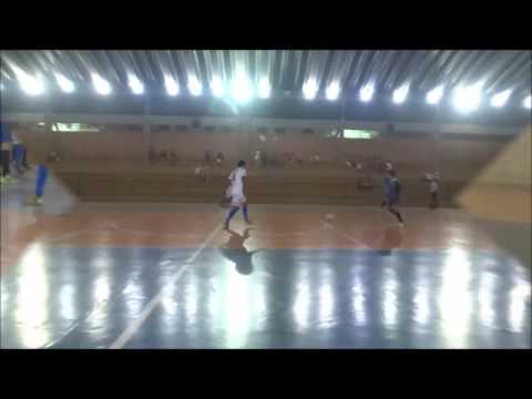 Um dos gols de Telêmaco contra Tibagi na estreia da Copa AMCG 2016