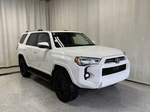 2021 Toyota 4Runner 4WD in White for sale at Park Mazda in Sherwood Park, AB