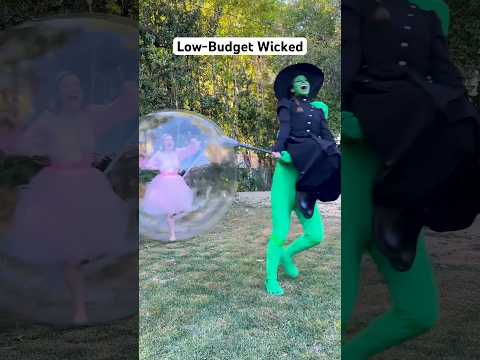 *Spoiler* if you haven’t seen Wicked! This is EXACTLY how Act I ends. 🧹🫧 @happykelli