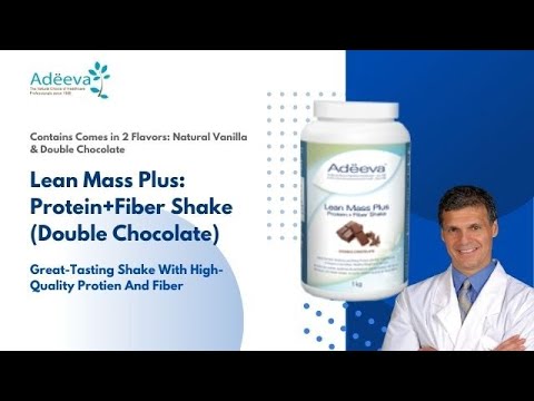 Lean Mass Plus | Adëeva Nutritionals | Protein & Fiber, Chocolate Shake
