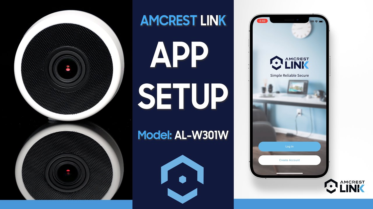 Amlink 1080p Wi-Fi Window Home Security Camera