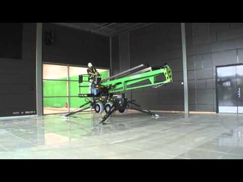 Nacelle araignée semi-automotrice transportable tout terrain ultra-polyvalente - Leguan 125 - Hauteur de travail 12.50m - Déport maxi 6.50m_1