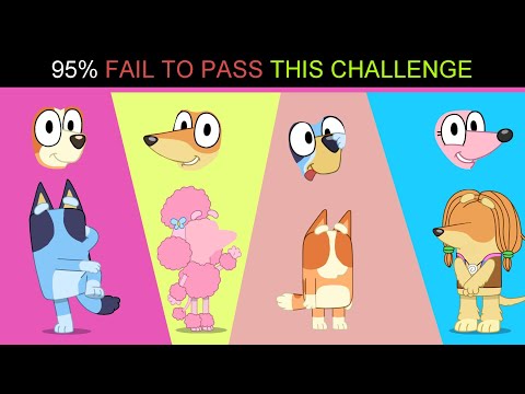 Wrong Heads Bluey and Friends, Can you Guess Their Bodies | Puzzle Game | Bluey