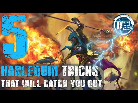 5 Harlequin tricks that will catch you out.  40K tactics