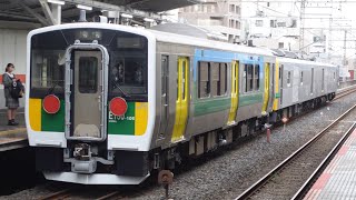 E493系02編成+キハE130-106 郡山出場配給 南浦和駅通過