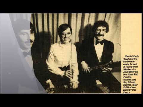 Bel Canto Woodwind Trio Concert Five Bagatelles by Bruce Wise