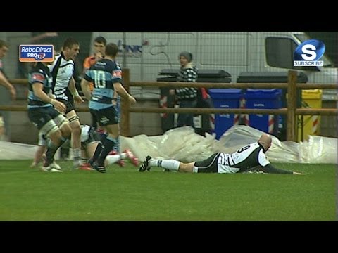 Brendon Leonard Try - Zebre v Cardiff Blues 1st March 2014