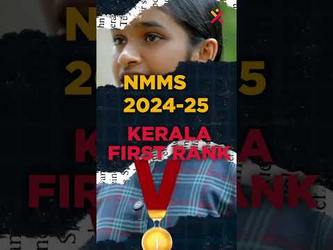 Kerala First Rank in NMMS 2024-25 | Nashva M | XandY Foundation Student #nmms #foundationcourse