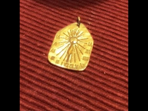 24k Gold Jewelry Review: Mene Sundial
